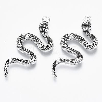 Tibetan Style Alloy Big Pendants TIBEP-Q088-001AS-RS-1