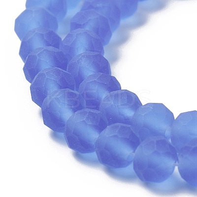 Transparent Glass Beads Strands EGLA-A034-T10mm-MD14-1