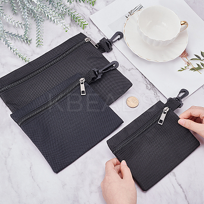 6Pcs 3 Style Oxford Cloth PVC Waterproof Coating Bag AJEW-NB0002-41-1