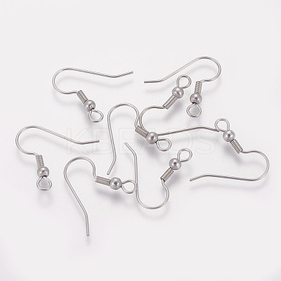 Tarnish Resistant 316 Surgical Stainless Steel Earring Hooks STAS-I090-03P-1