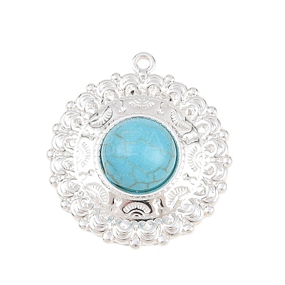 Synthetic Turquoise Pendants LS-STAS-H253-01D-S-1