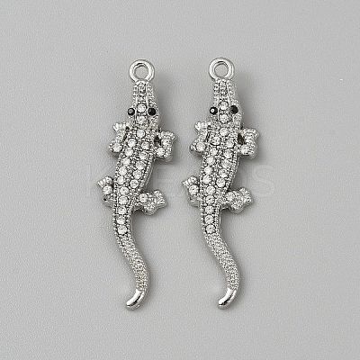 Alloy Rhinestone Pendants FIND-WH20019-125P-1