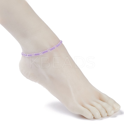 Nylon Thread Braided Anklet AJEW-AN00463-1