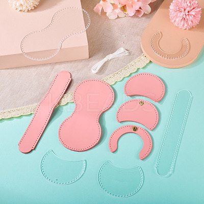 Leather DIY Mini Coin Purse Kit DIY-TA0004-90D-1