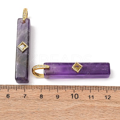 Natural Amethyst Pendants GG-CBA51ED-01G-03-1