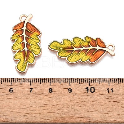 Thanksgiving Day Theme Alloy Enamel Pendants ENAM-T020-52I-01-1