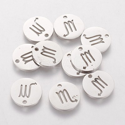 Non-Tarnish 304 Stainless Steel Charms STAS-Q201-T095-8-1