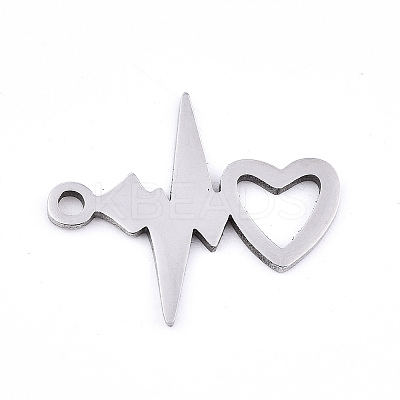Non-Tarnish 201 Stainless Steel Pendants STAS-S081-075-1