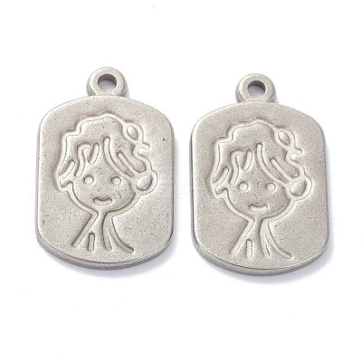 Non-Tarnish 304 Stainless Steel Pendants STAS-K216-26P-1