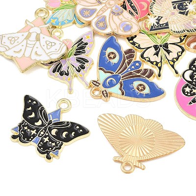 Alloy Enamel Pendants AL-CBAABEF-01-1