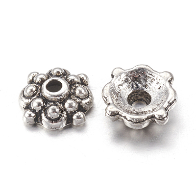 Tibetan Style Alloy Bead Caps LS-X-LF0664Y-NF-1