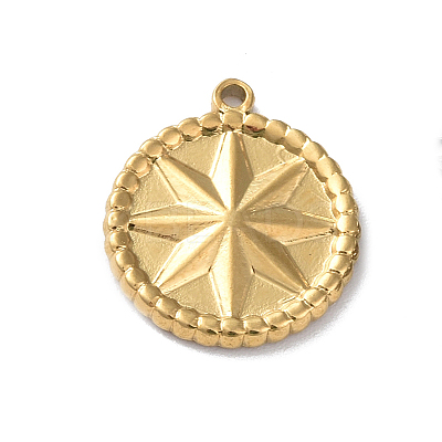 Ion Plating(IP) 304 Stainless Steel Pendants STAS-P324-03G-1
