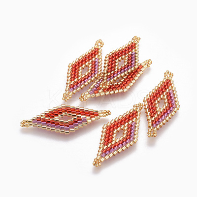 MIYUKI & TOHO Handmade Japanese Seed Beads Links SEED-A027-F16-1