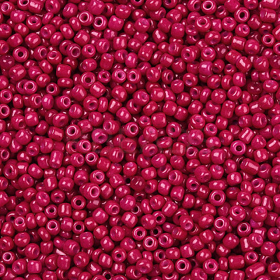 8/0 Baking Paint Glass Seed Beads SEED-R051-07B-03-1