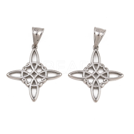 304 Stainless Steel Pendants STAS-B167-20A-P-1