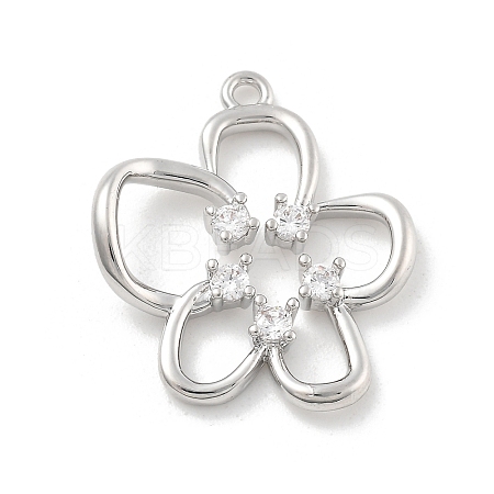 Brass Micro Pave Cubic Zirconia Pendants LS-KK-D283-05P-1