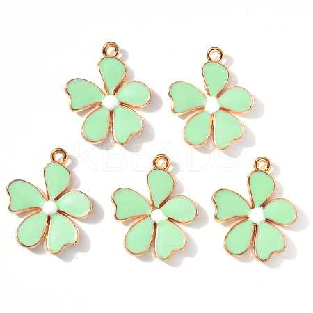 Alloy Enamel Pendants ENAM-R058-01D-1