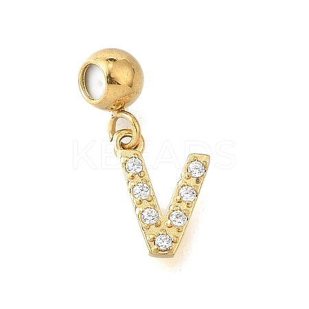 304 Stainless Steel Rhinstone Pendant STAS-H202-50G-V-1