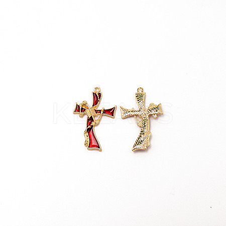 Alloy Enamel Pendants LS-ENAM-CJC0006-17LG-1