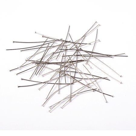 Brass Flat Head Pins LS-HP5.0cmCY-NF-1