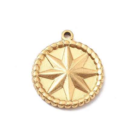 304 Stainless Steel Pendants STAS-I334-06G-1