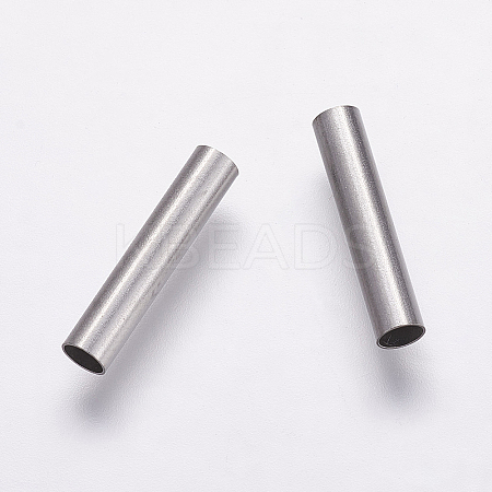 Non-Tarnish 304 Stainless Steel Tube Beads X-STAS-P161-02-15mm-1