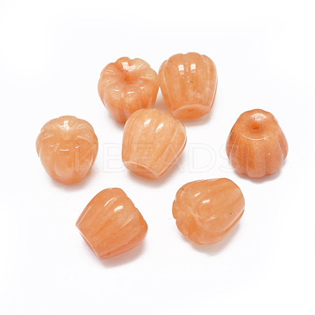 Autumn Theme Natural Red Aventurine Beads G-F637-02C-1