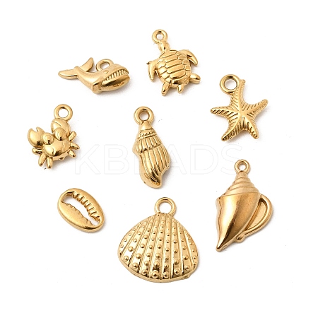 Ocean Theme 201 Stainless Steel Pendants STAS-F348-01B-G-1