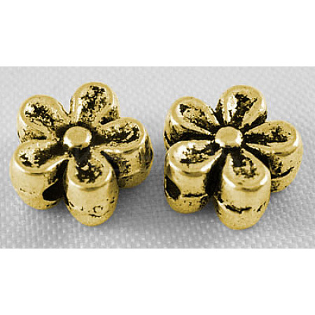 Tibetan Style Alloy Beads X-GLF0476Y-1