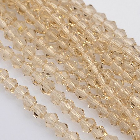 Bicone Glass Beads Strands EGLA-P016-4mm-12-1