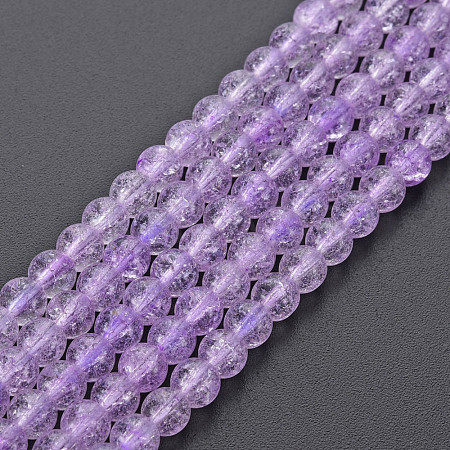 Crackle Glass Beads Strands GLAA-S192-B-006I-1