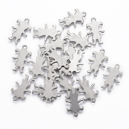 304 Stainless Steel Pendants STAS-L197-25P-1