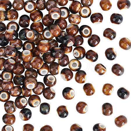 120Pcs Handmade Porcelain Beads PORC-PA0001-30B-1