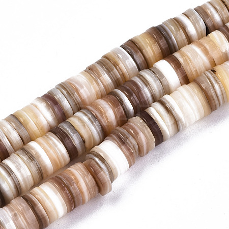 Natural Freshwater Shell Beads Strands X-SHEL-N003A-02-1