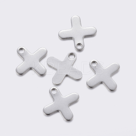 Tarnish Resistant 304 Stainless Steel Charms STAS-F159-68P-1