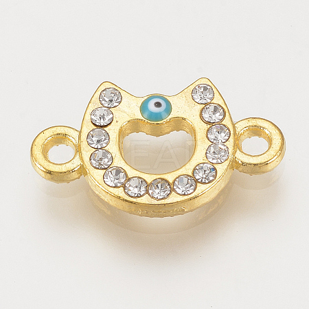 Alloy Rhinestone Links connectors LS-ALRI-S170-29G-1