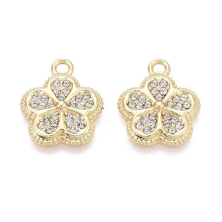 Alloy & Crystal Rhinestone Pendants PALLOY-T095-03KCG-1