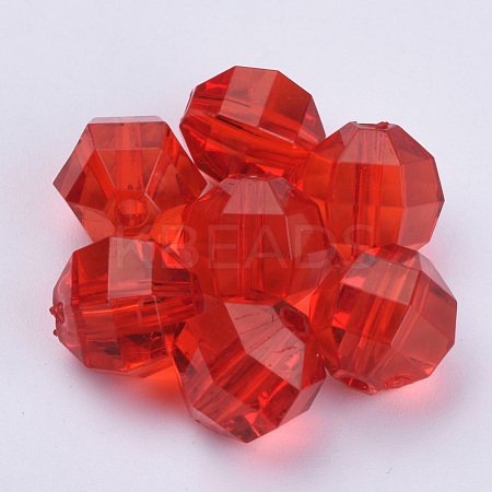 Transparent Acrylic Beads TACR-Q256-6mm-V12-1