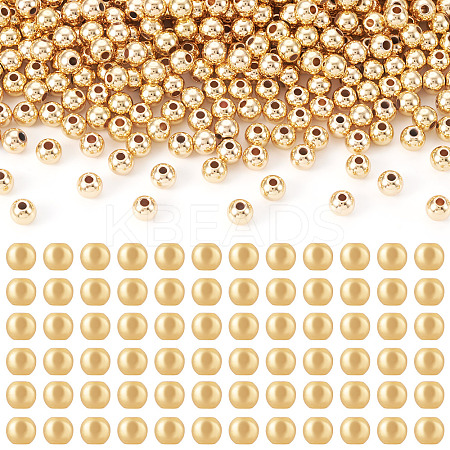 Rack Plating Brass Beads KK-TA0001-88G-04-1