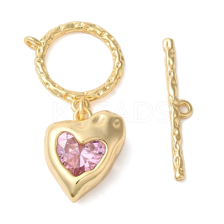 Brass Toggle Clasps LS-KK-N254-90G-1