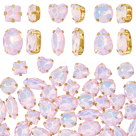 106pcs 6 Style Sew On Rhinestone FIND-OC0004-09C-1
