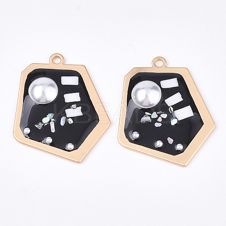 Epoxy Resin Pendants LS-RESI-S365-74A-1