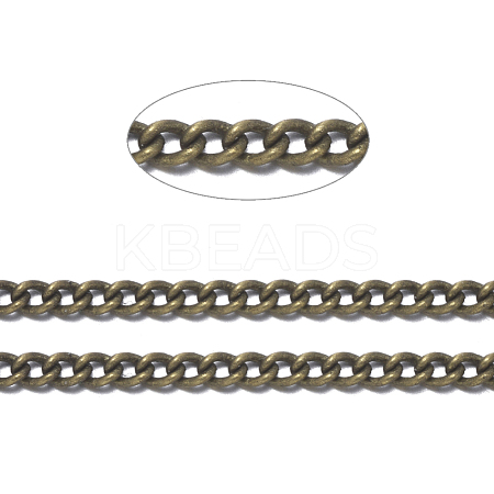 Brass Twisted Chains CHC-S096-AB-NF-1-1