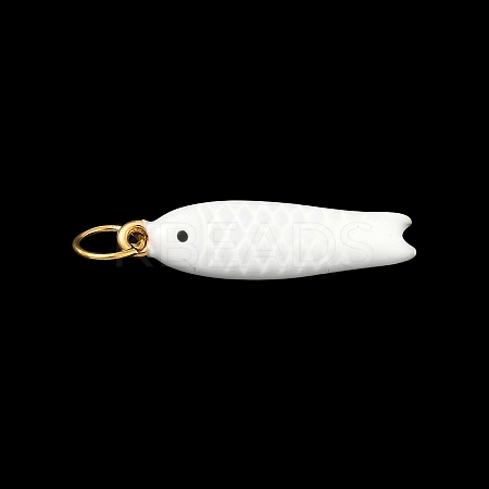 304 Stainless Steel Enamel Pendants STAS-A131-02D-G-1