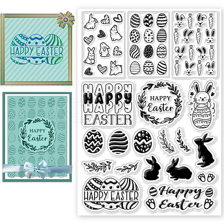 Custom PVC Plastic Clear Stamps DIY-WH0618-0042-1