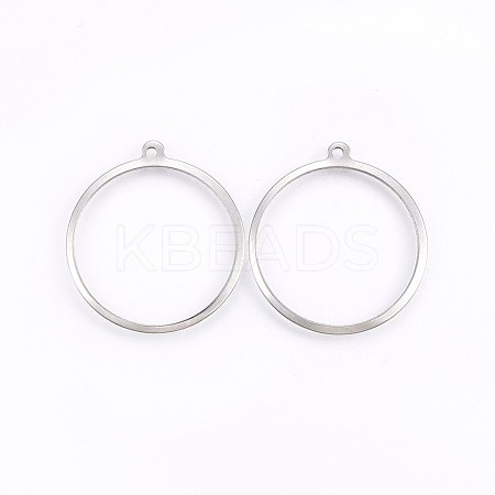 201 Stainless Steel Pendants STAS-E438-31P-1