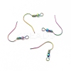 Ion Plating(IP) 304 Stainless Steel Earring Hooks STAS-F075-41MC-1