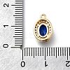 Brass Micro Pave Cubic Zirconia Pendants KK-D312-09G-04-3