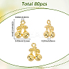 80Pcs Tibetan Style Alloy Pendants FIND-SC0014-56G-2