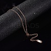 304 Stianless Steel Cable Chain Bracelet Making STAS-CJ0001-135RG-6